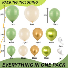 Isndare ivory white 18-inch balloon for a clean, elegant arch or centerpiece.
