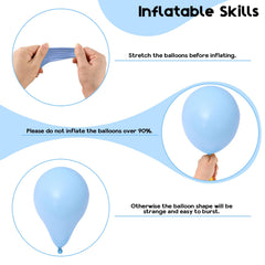 Isndare pearl white 12inch balloon adds elegant contrast