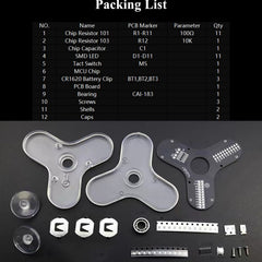 ISolderStore PCB with marked components aids precise soldering