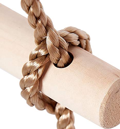 ISOP rope ladder on jungle gym swing set