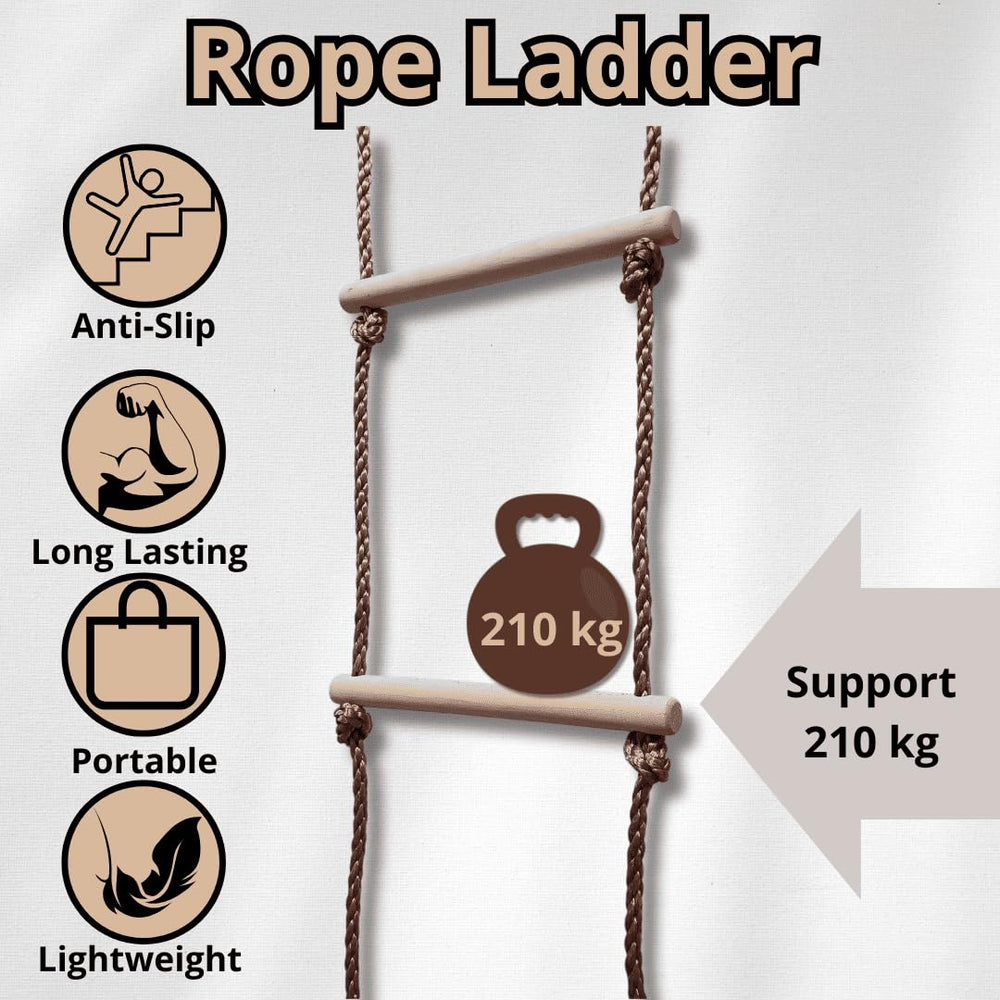 ISOP Swedish Ladder adds imaginative outdoor play to backyards and parks.