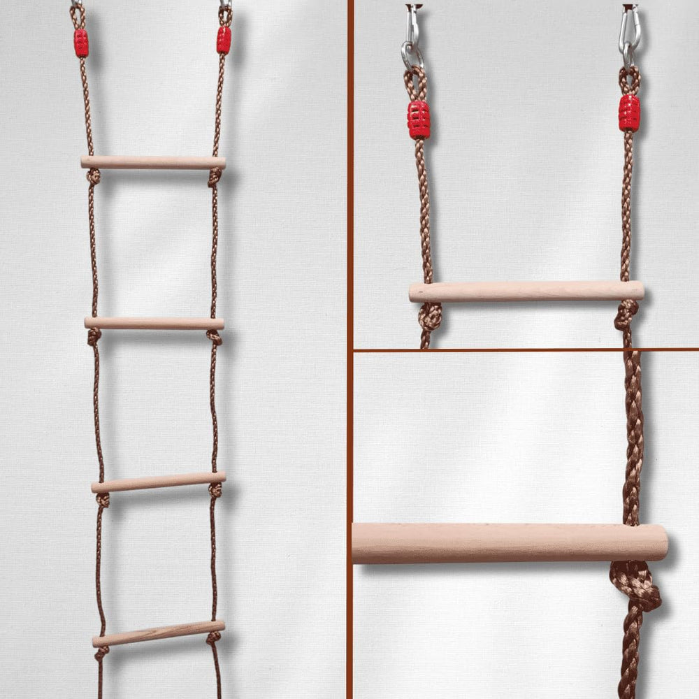ISOP wall ladder is easy to install, with quick setup for indoor or outdoor play.