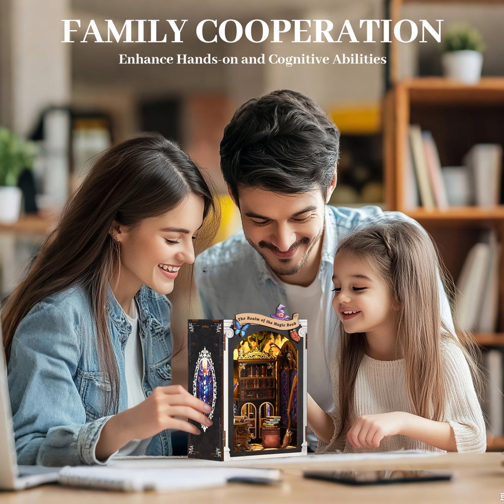ISSEVE Book Nook Kit miniatures invite personalization and play