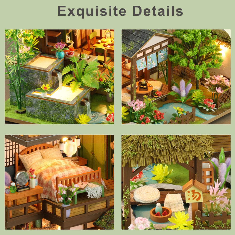 ISSEVE DIY Miniature House Kit furniture details highlight authentic pieces