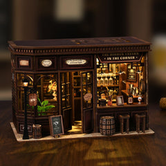isseve wooden puzzle diorama detail ready for display on a shelf