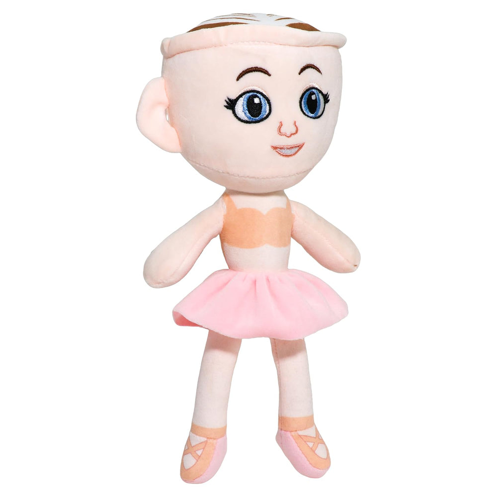 Italian Brainrot Plush full-body 12-inch ballerina Cappuccina for playful display