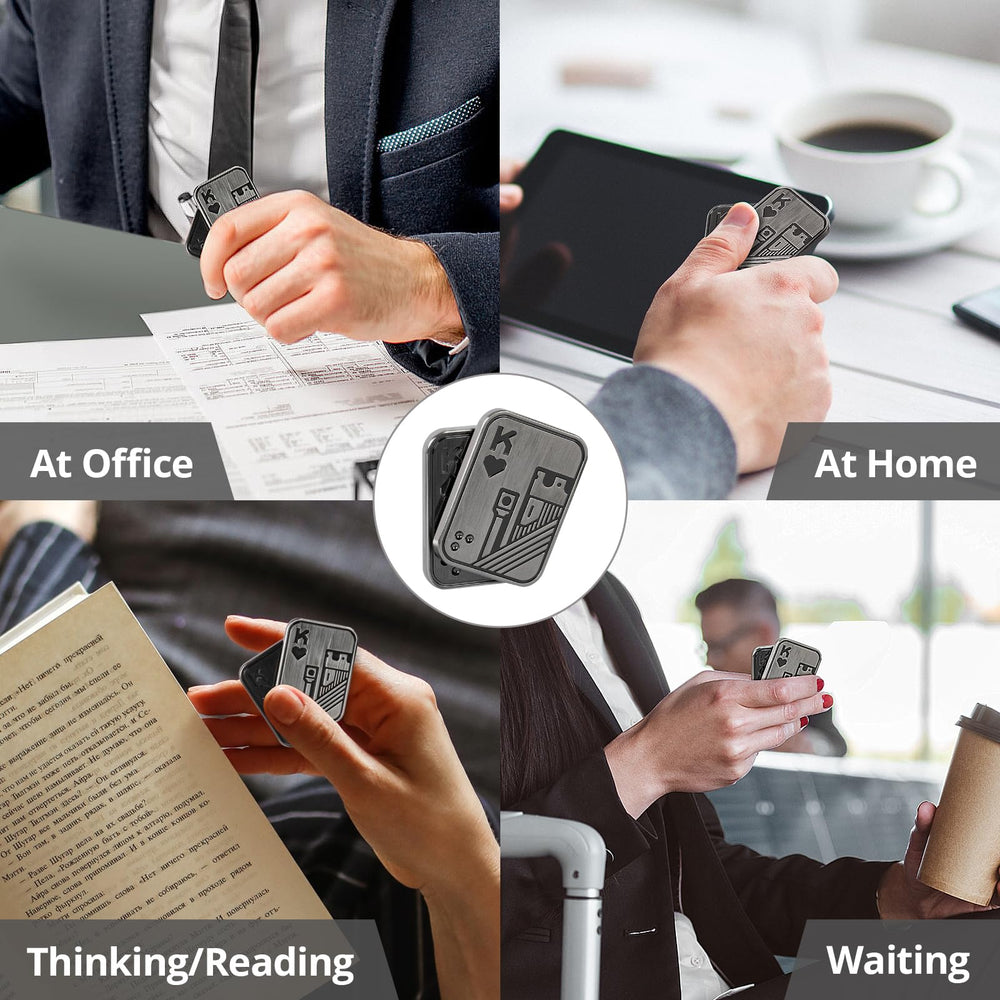 ITOKEY desk toy on an office desk; compact and portable design.