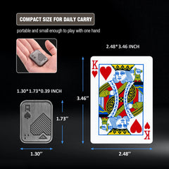 ITOKEY magnetic-poker-push-card shows magnetic stop for satisfying play.
