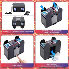 Itomte shuffler connected to USB charging cable for plug-in use