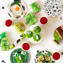 ITTEBISS soccer party supplies create a lively game-day vibe
