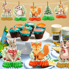 ITTEBISS woodland squirrel centerpiece brightens kid friendly display
