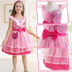 iTVTi dress waist bow close-up showing romantic detailing.