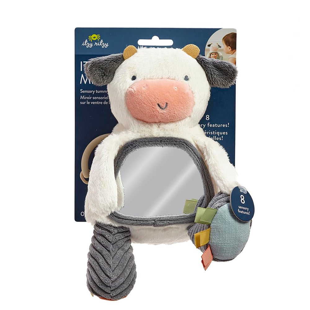 Itzy Ritzy newborn gift-ready tummy time toy mirror