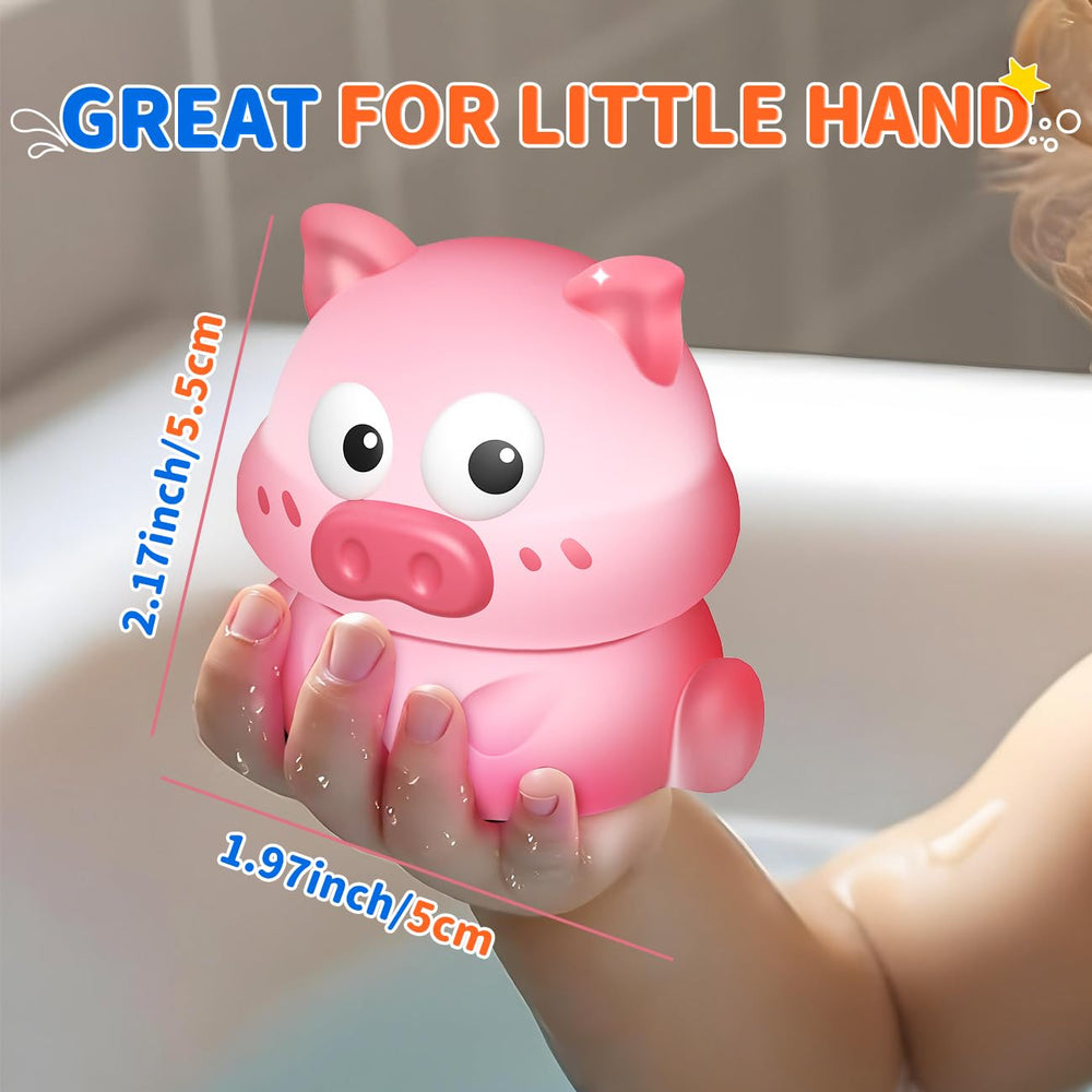 iValea glow bath toys packaging shows vibrant colors for gifting