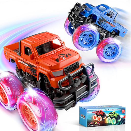 iValea Monster Trucks with light-up wheels spark playtime and curiosity.
