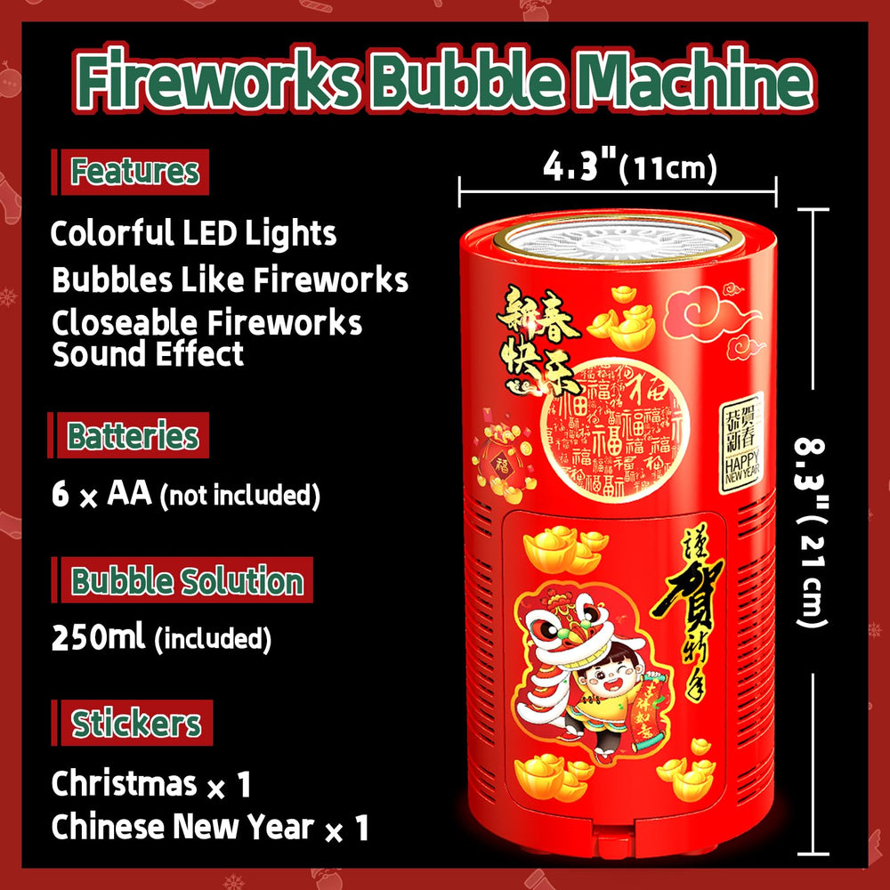 Ivtivfu Bubble Machine portable and battery-powered for outdoor celebrations.