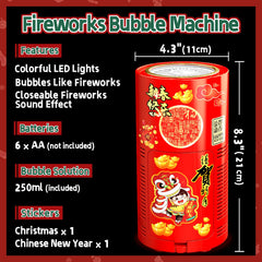 Ivtivfu Bubble Machine portable and battery-powered for outdoor celebrations.