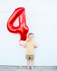 IWERP 21st birthday balloon number 21 floats with helium for atmospheric photos.