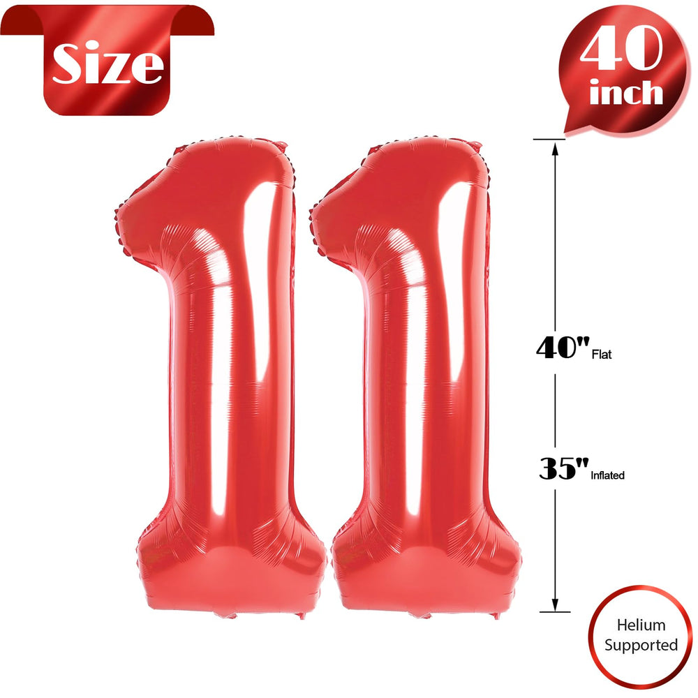 IWERP birthday decor balloon 11 suitable for girls and boys.