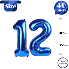 IWERP Navy blue numeral creates an elegant focal point at celebrations