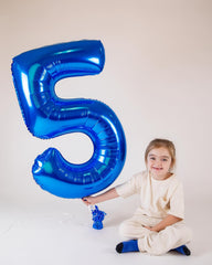 IWERP Blue number decor complements other birthday themes