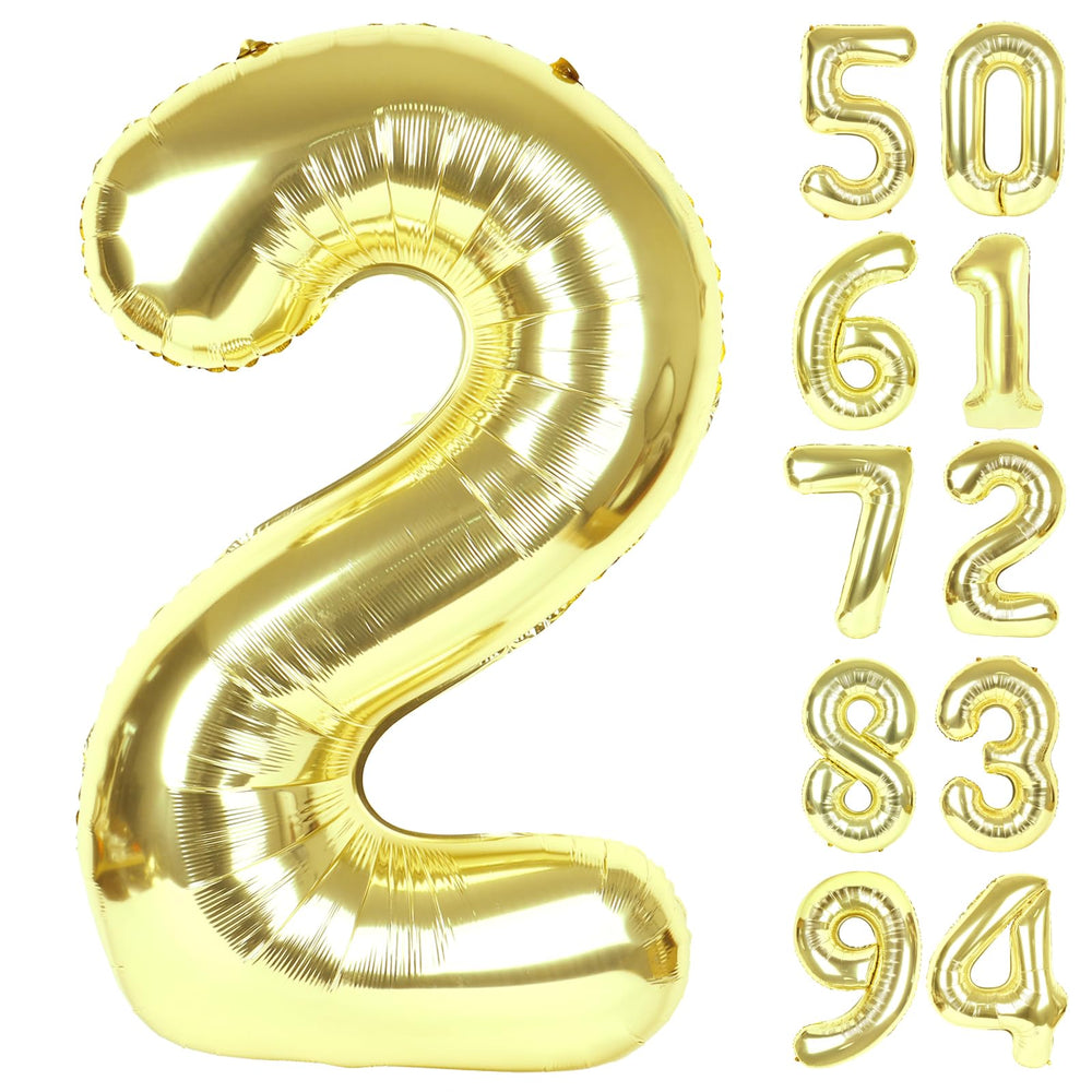 IWERP Champagne Gold 2-balloon 40-inch for a striking birthday photo backdrop.