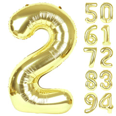 IWERP Champagne Gold 2-balloon 40-inch for a striking birthday photo backdrop.