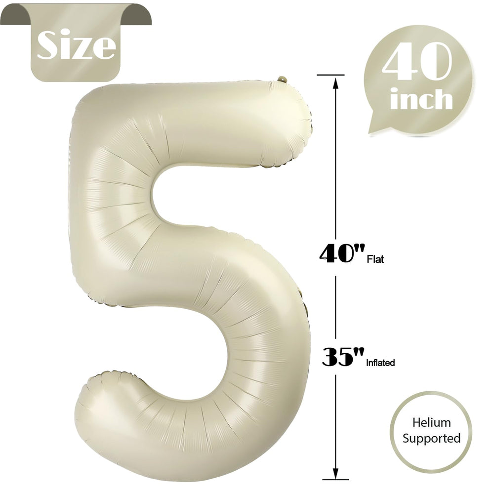 IWERP Cream 5 Balloon close-up shows the durable cream finish.