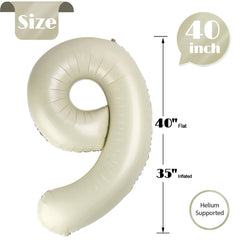 IWERP Cream 9 Balloon 40-Inch photo spot for memorable portraits.