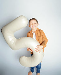IWERP Cream Number 7 balloon is reusable for future parties.