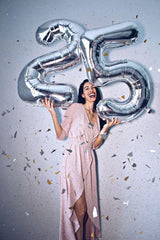 IWERP durable material 60th birthday balloon ensures long-lasting party use.
