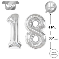 IWERP elegant silver 18th birthday display enhances photo backdrops and guest interactions