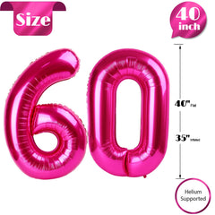IWERP entrance decoration with 60 balloon creates inviting party vibe