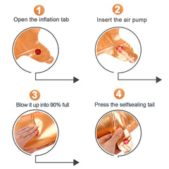 IWERP orange birthday balloon pairs with other numbers for milestones.