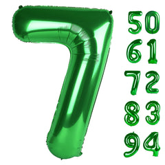 IWERP green 7 balloon 40 inch serves as a bold photo backdrop for celebrations.