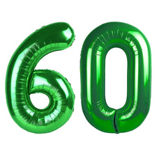 IWERP green number 60 balloon 40-inch creates a striking photo backdrop.