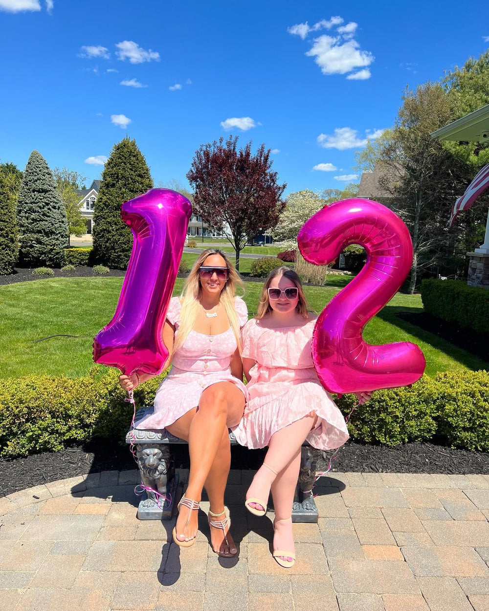 IWERP hot pink 12 balloon 40-inch wall decor for party ambience
