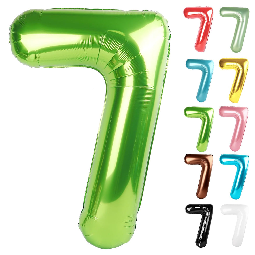 IWERP light green 7-balloon 40-inch as a bold party centerpiece and backdrop.