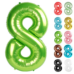 IWERP light green 40-inch 8-balloon creates a bold photo backdrop