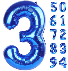 IWERP navy blue 3-balloon 40-inch creates a bold birthday photo backdrop