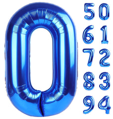 IWERP navy blue 40 inch zero number balloon for bold milestone photography