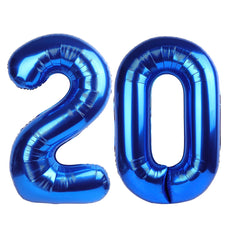 IWERP navy blue 40-inch foil number balloon for photo-worthy backdrops.
