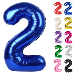 IWERP night blue 2 balloon 40-inch centerpiece for photos and decor