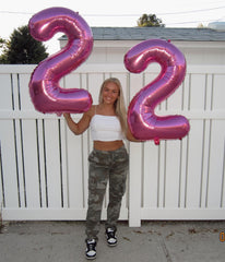 IWERP Pink Number 6 Balloon Reusable design enables easy storage after celebrations
