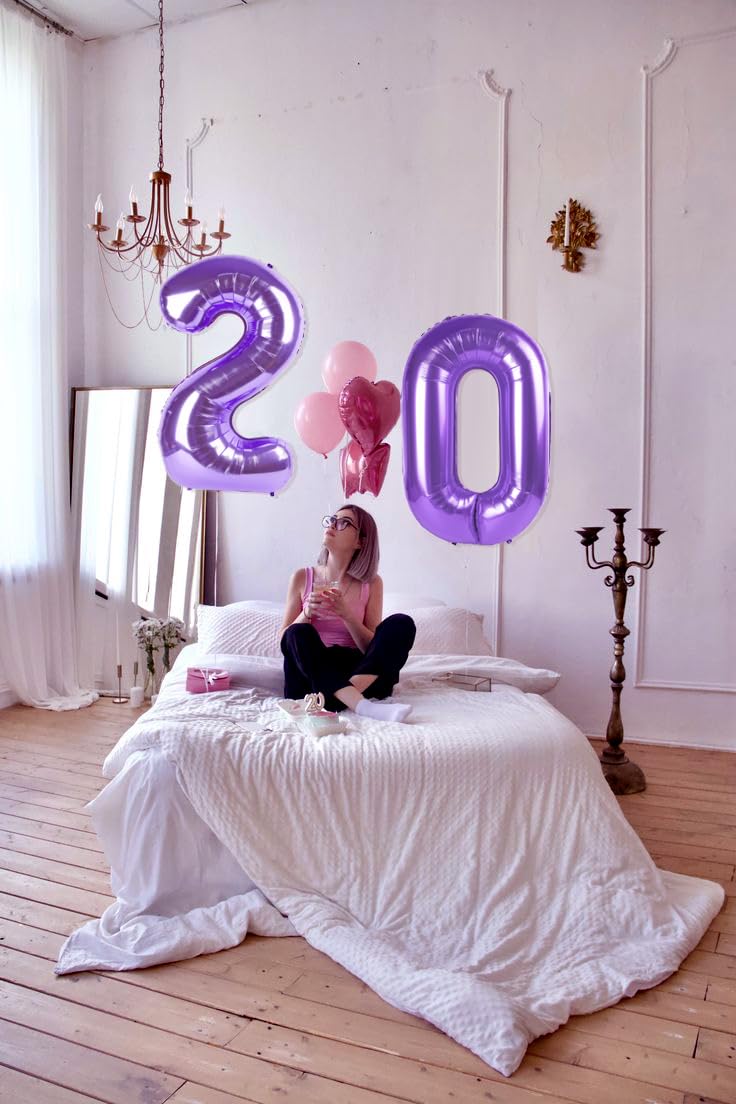IWERP purple birthday decor for photoshoots, creating a regal ambiance