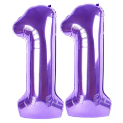 IWERP purple 11 balloon 40 inch centerpiece for photos and backdrops