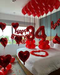 IWERP reusable party balloon ideal for red decor