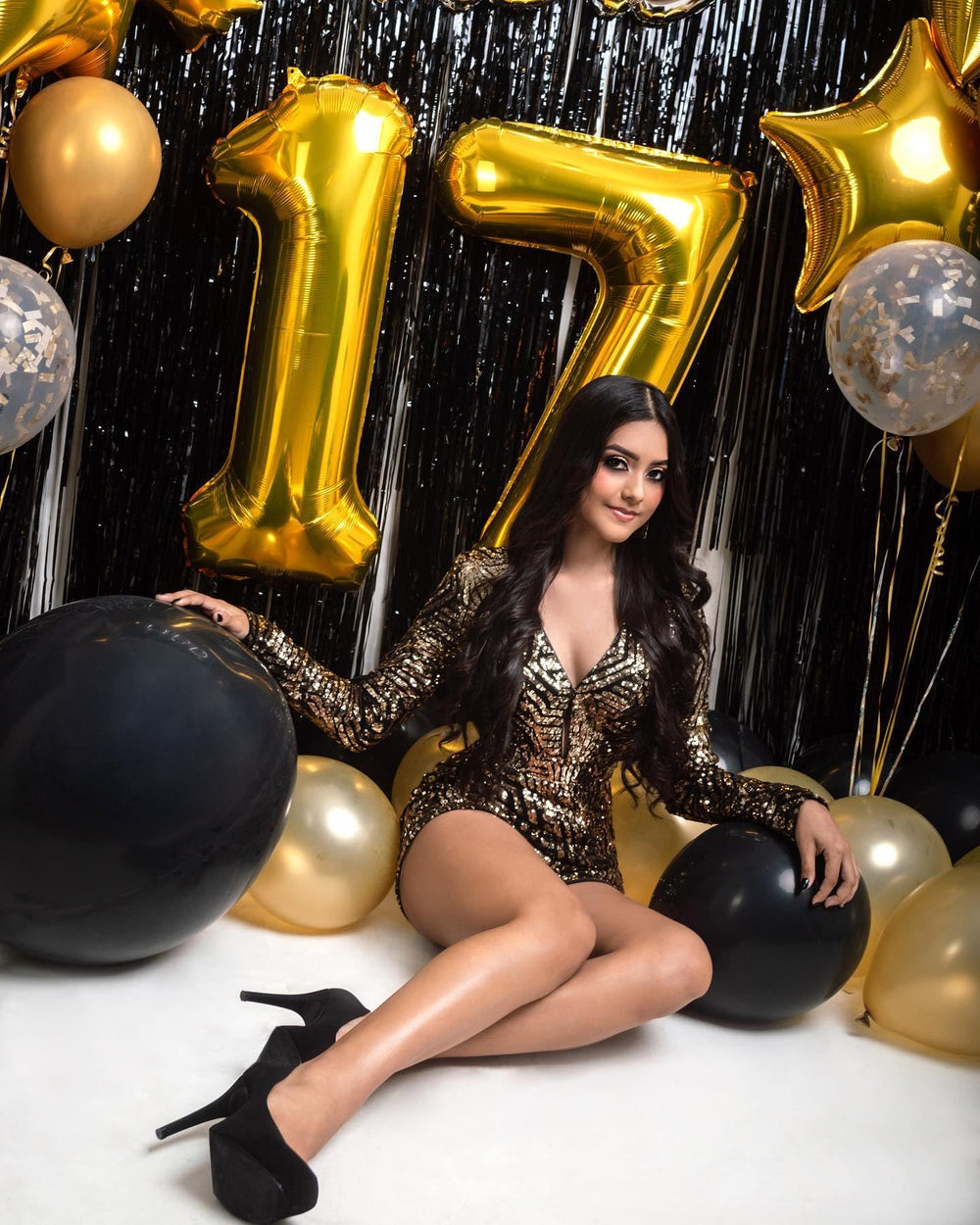 IWERP reusable gold number 7 balloon enhances long-lasting party ambience