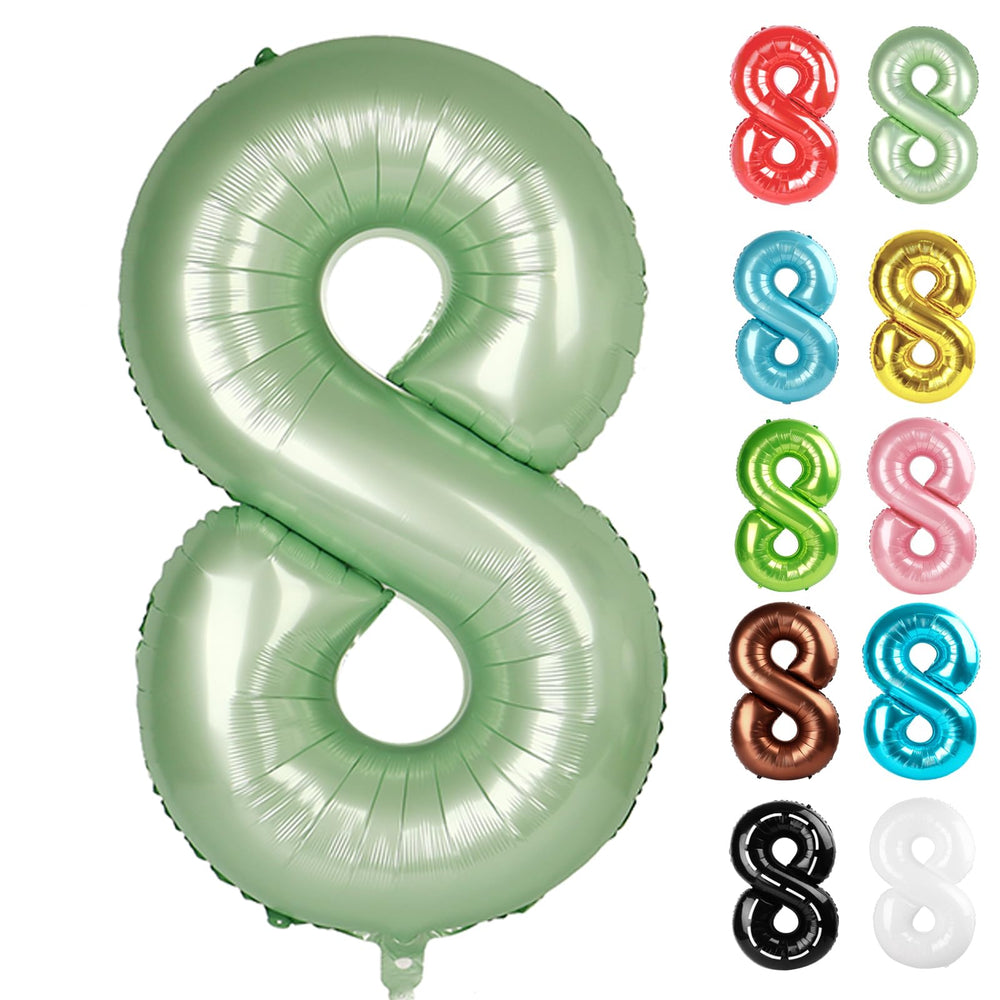 IWERP Sage Green 8-balloon 40-inch hanging for a bold photo backdrop.