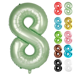 IWERP Sage Green 8-balloon 40-inch hanging for a bold photo backdrop.